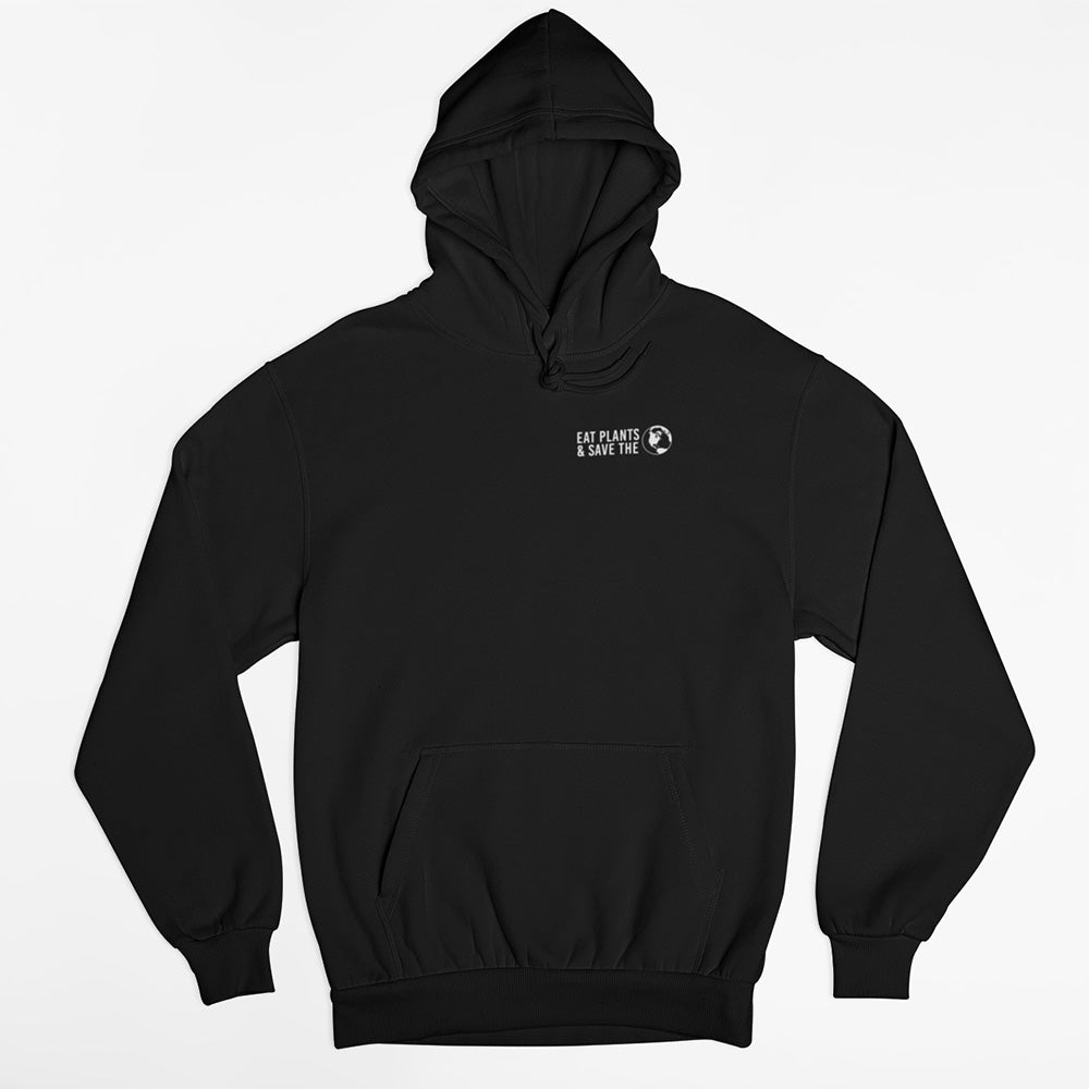 Eat Plants & Save The World | Organic Hoodie - theplantnation