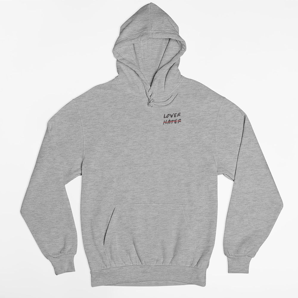 Love > Hate | Organic Hoodie - theplantnation